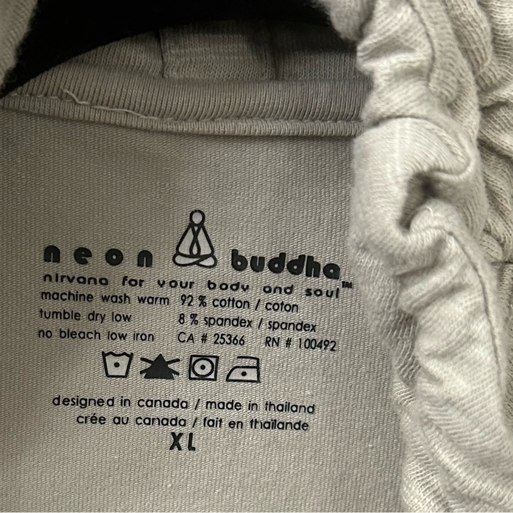Neon Buddha Utility Jacket with Ruffle Accents - Picture 3 of 4